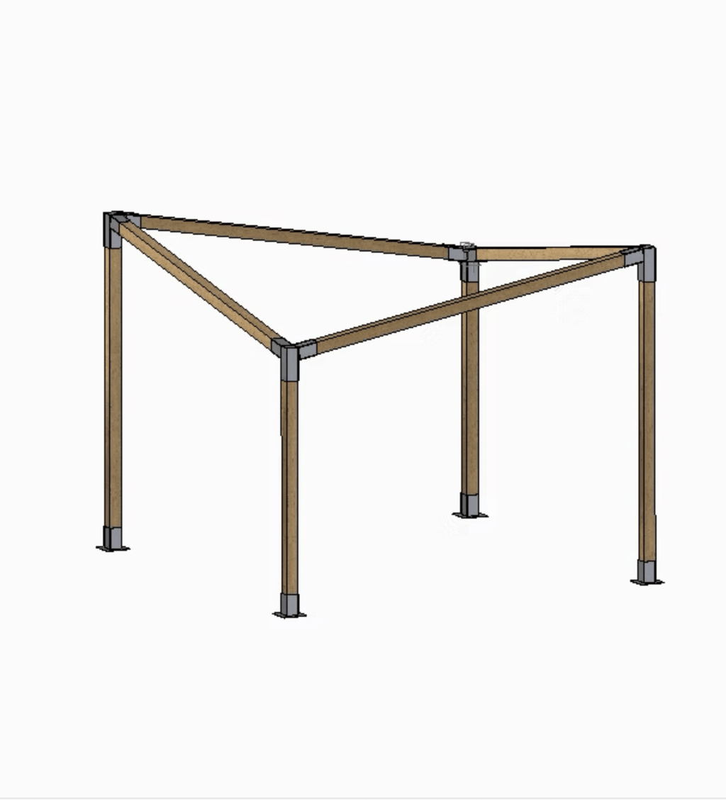 Edge Up Down Modular Pergola