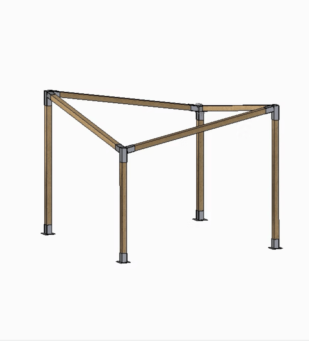 Edge Up Down Modular Pergola