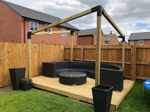 Edge Up Down Modular Pergola